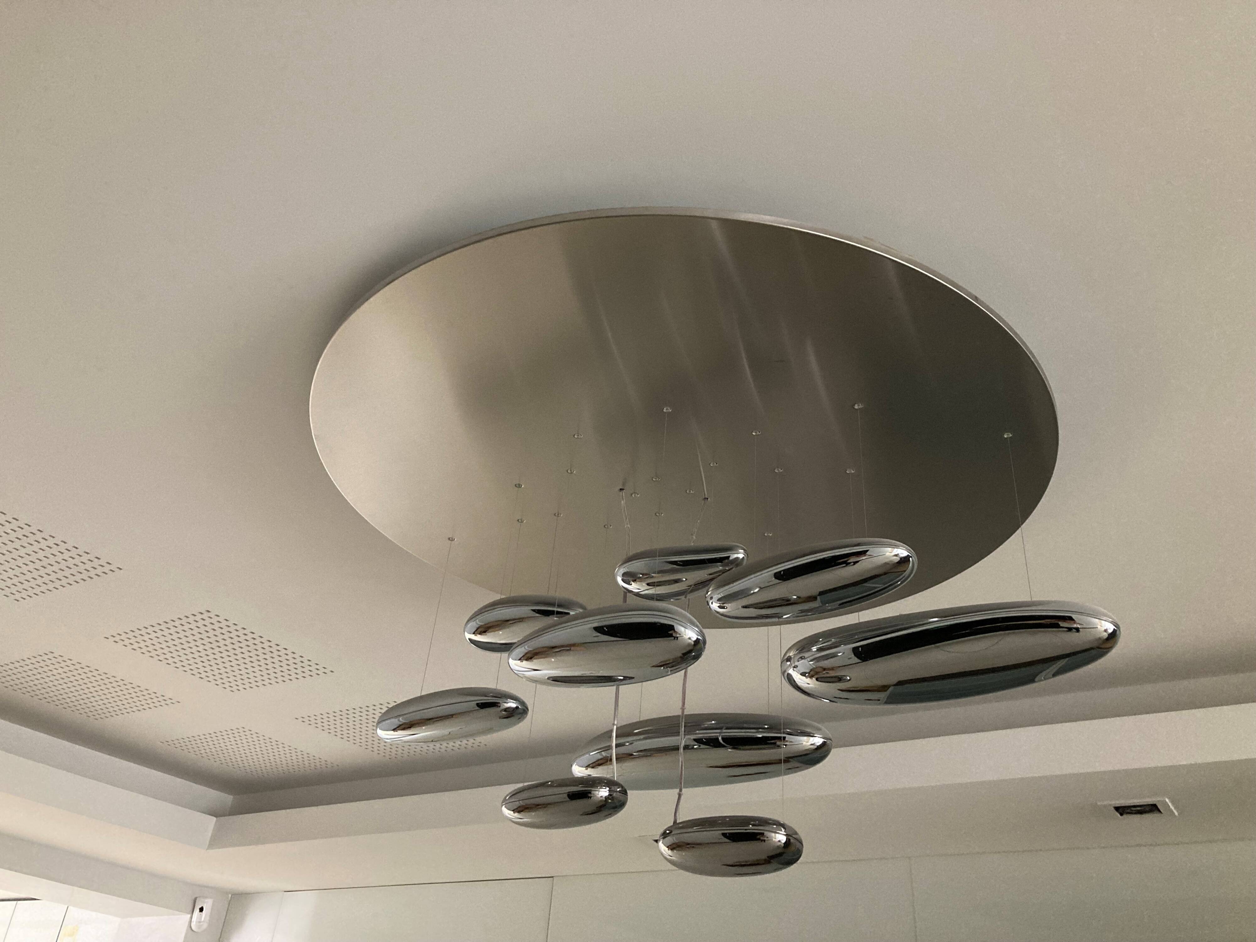Mercury metal ceiling light Artemide