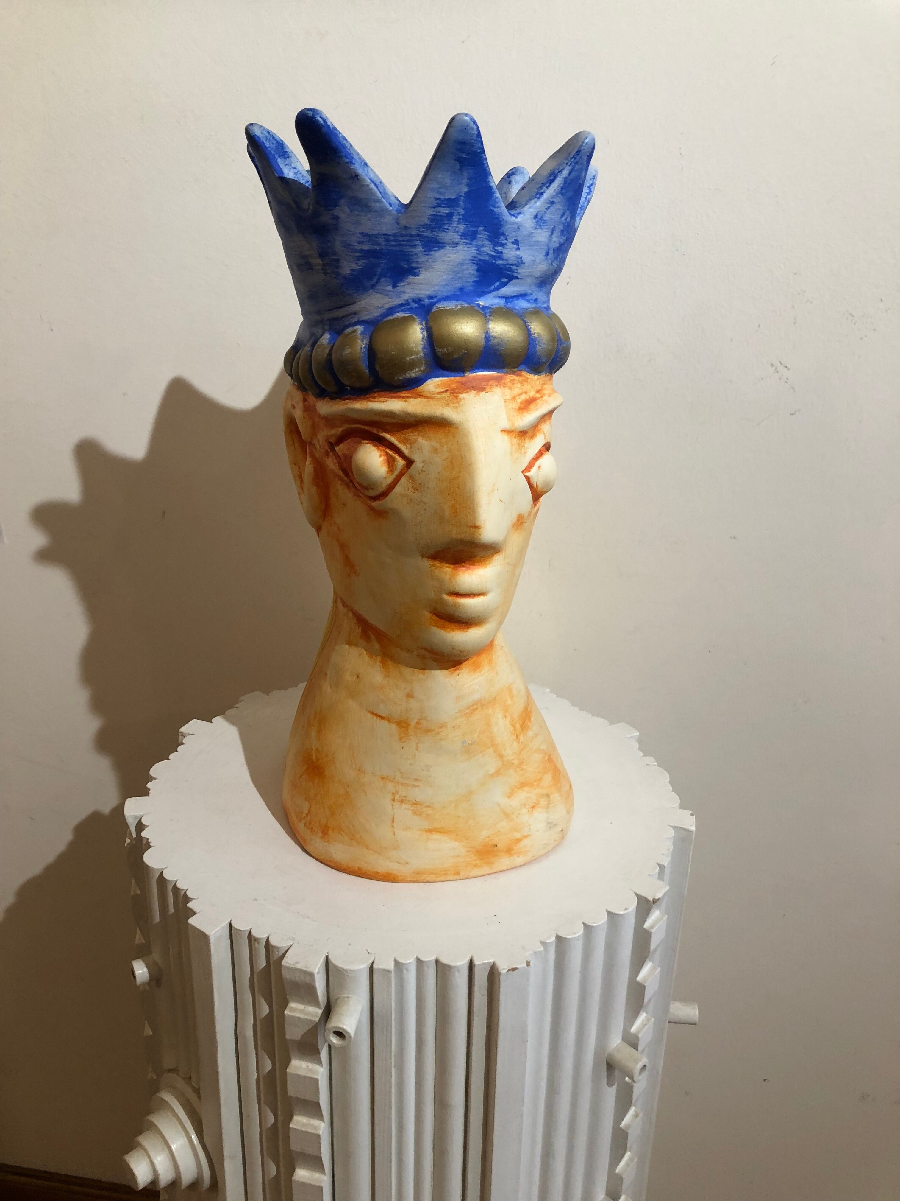 Vase head of a king Saint Clement