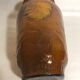 Former Henkel vintage stamped orange smoked glass vase