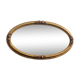 Miroir ovale  XIXe siècle 75x45cm