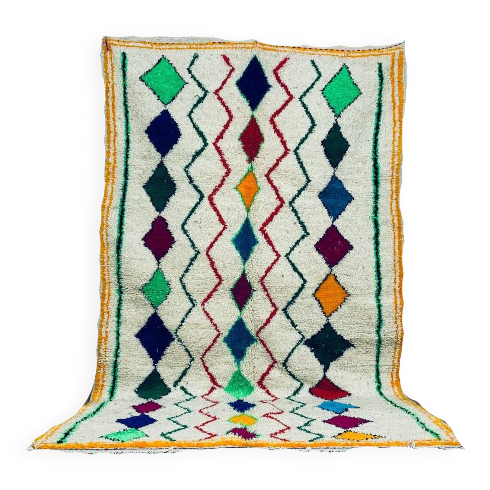 Handmade Moroccan Berber rug 254 X 152 CM