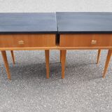 Pair of vintage bedside tables