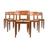 Danish teak dining chairs by H. W. Klein for Bramin, 1980s, Set of 6