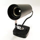 Wall lamp Targetti Sankey Italy 1970's Black