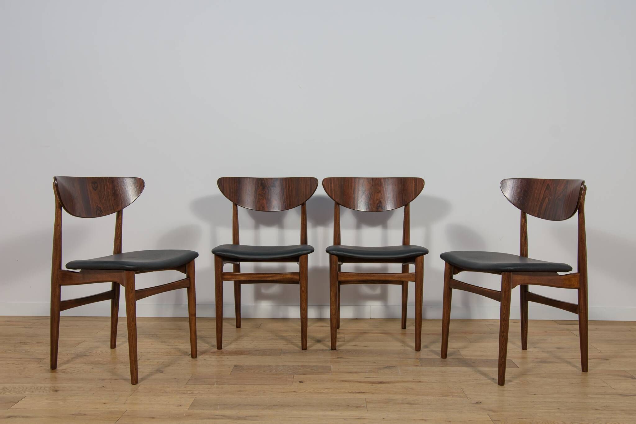 Mid-Century Danish Dining Chairs, 1960s, Set of 4