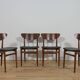 Chaises de salle à manger danoises du milieu du siècle, années 1960, lot de 4