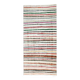 Vintage Turkish Oushak Handmade Cotton Pink Wool Kilim Runner Rug 136x291