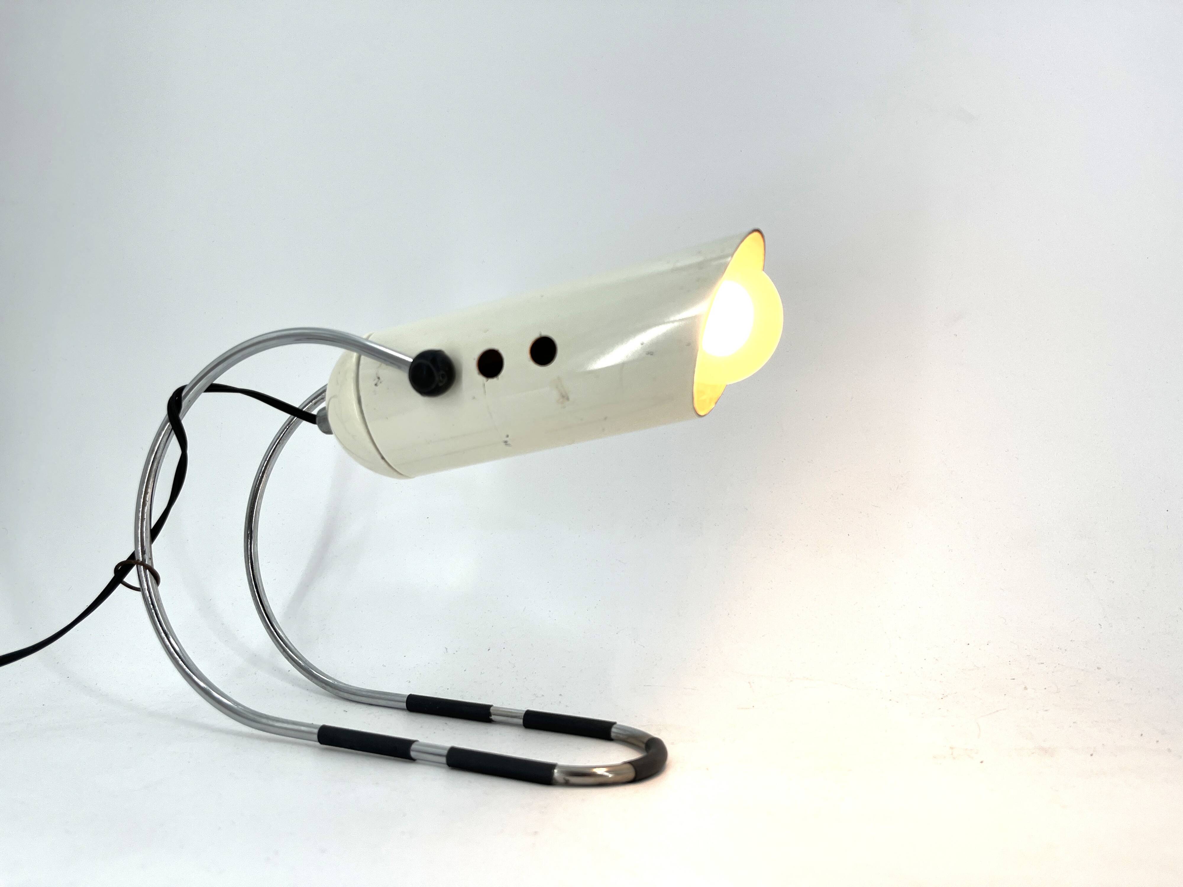 Vintage table lamp by Angelo Lelli for Lightolier, 1970s