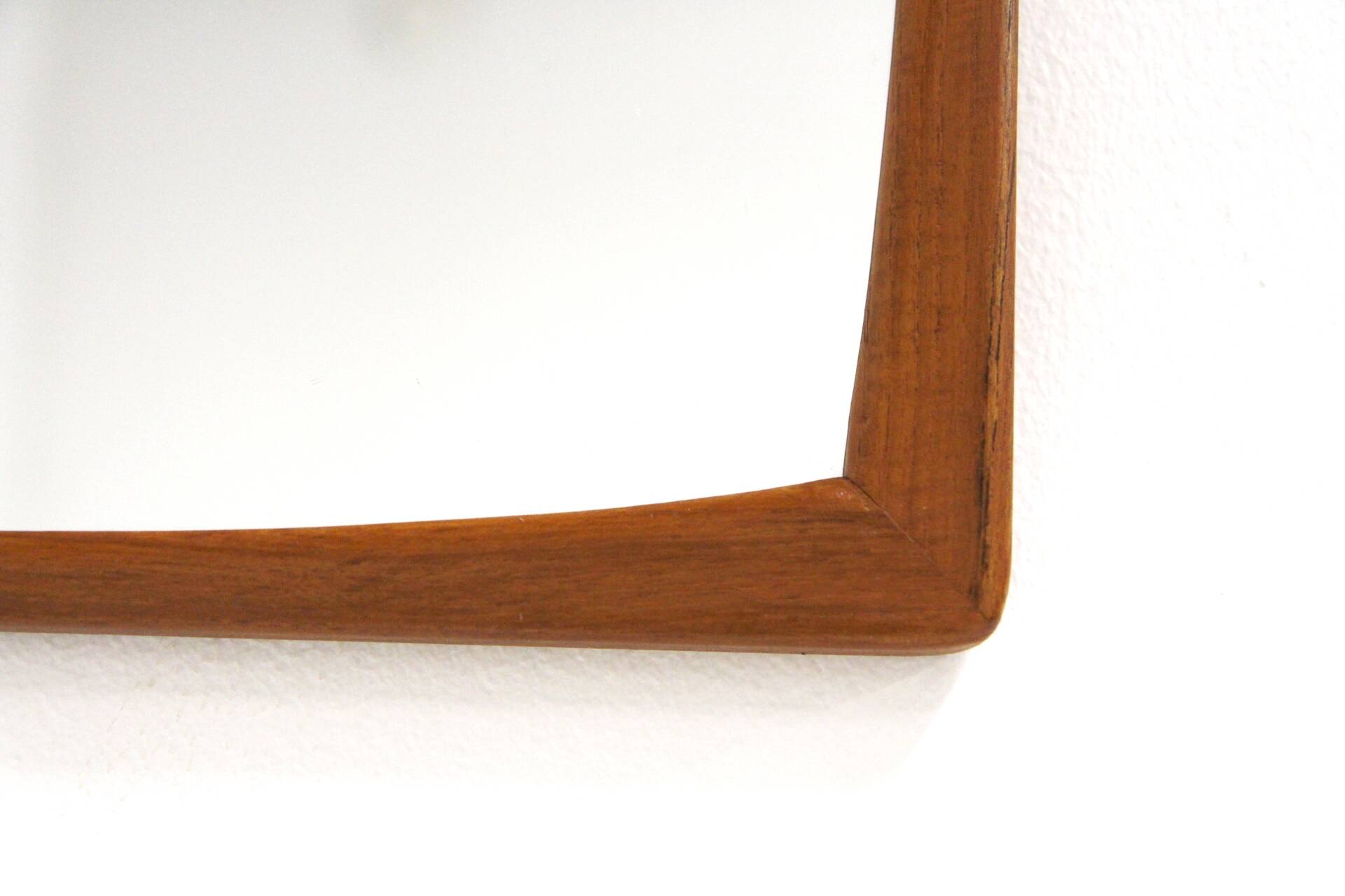 Scandinavian teak mirror, Sweden, 1960, 64cm x 37cm