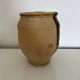 Old jar with brushstroke decoration