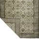 Large Vintage Turkish Carpet Beige Floral 320 x 210 cm
