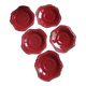 Lot de 6 soucoupes Faïence Provençale Poët-Laval