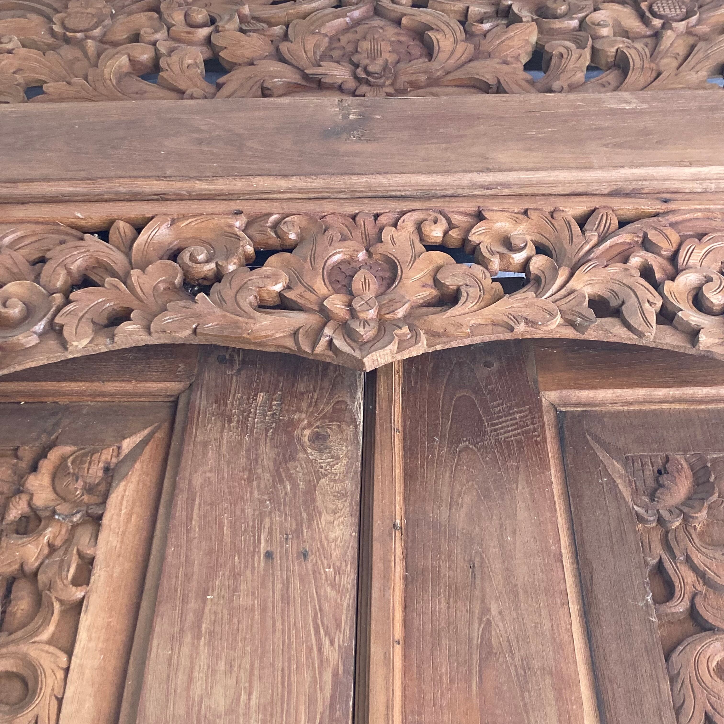 Indian teak gate