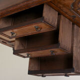 Ancient carved oak buffet