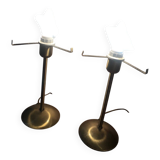 Pair of vintage table lamps Honsel Leuchten