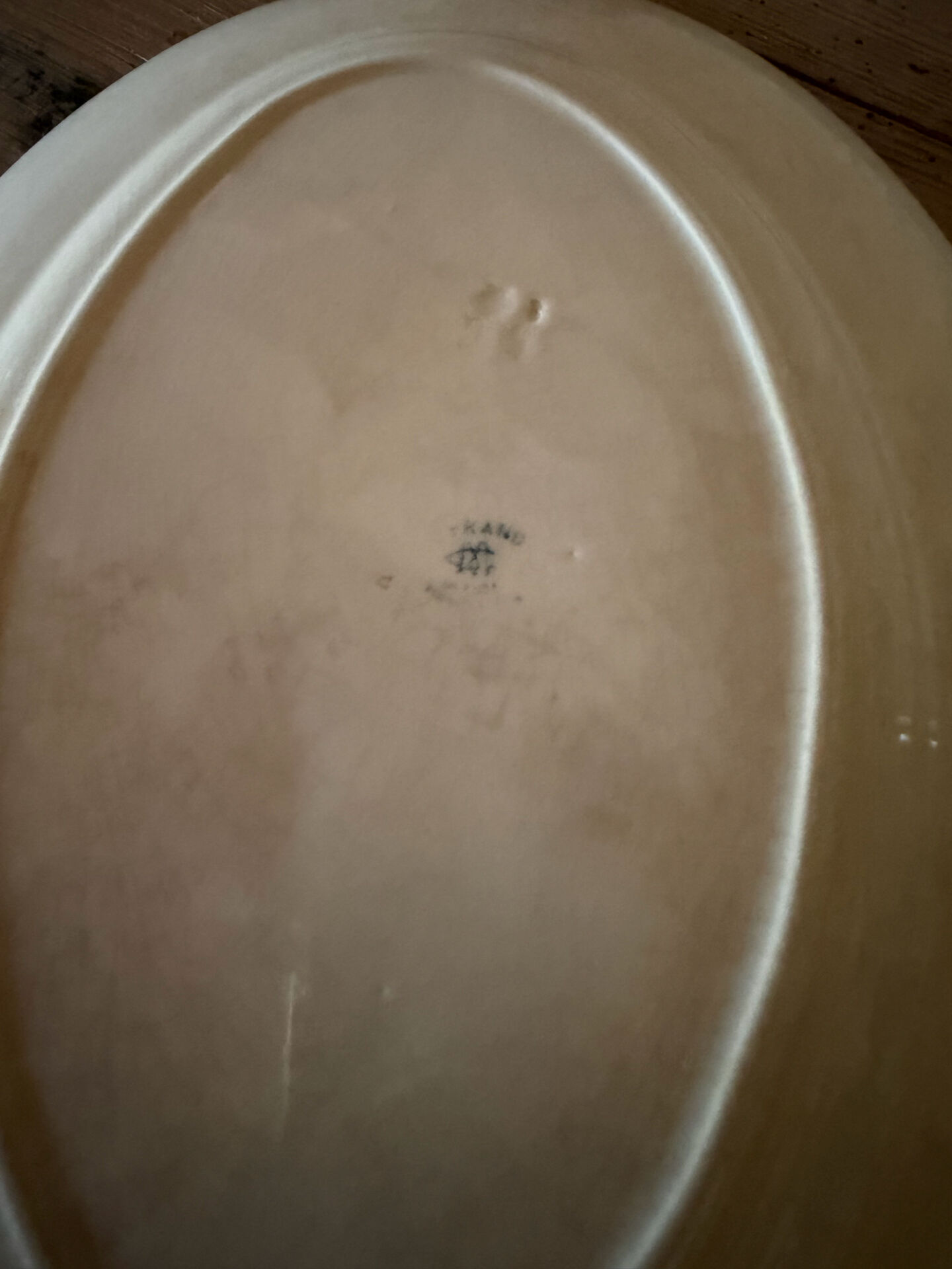 Plat Creil et Montereau en terre de fer