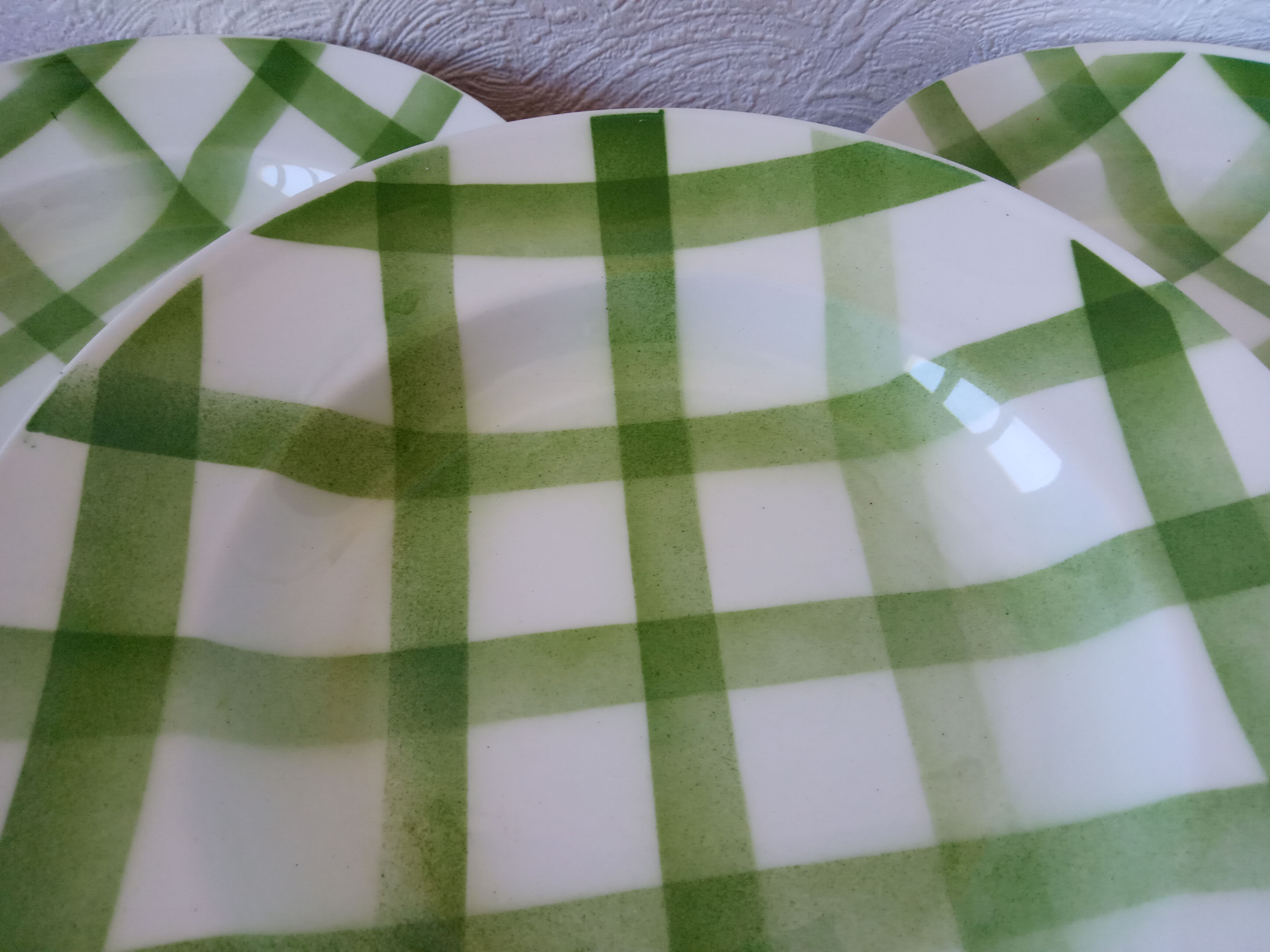 Cinq assiettes creuses de Moulin des Loups Orchies