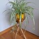 Rattan wicker plant holder