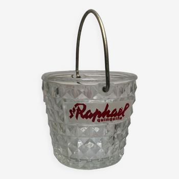 Ice bucket "st raphaël quinquina" stamped BVB made in France