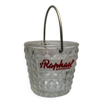 Ice bucket "st raphaël quinquina" stamped BVB made in France