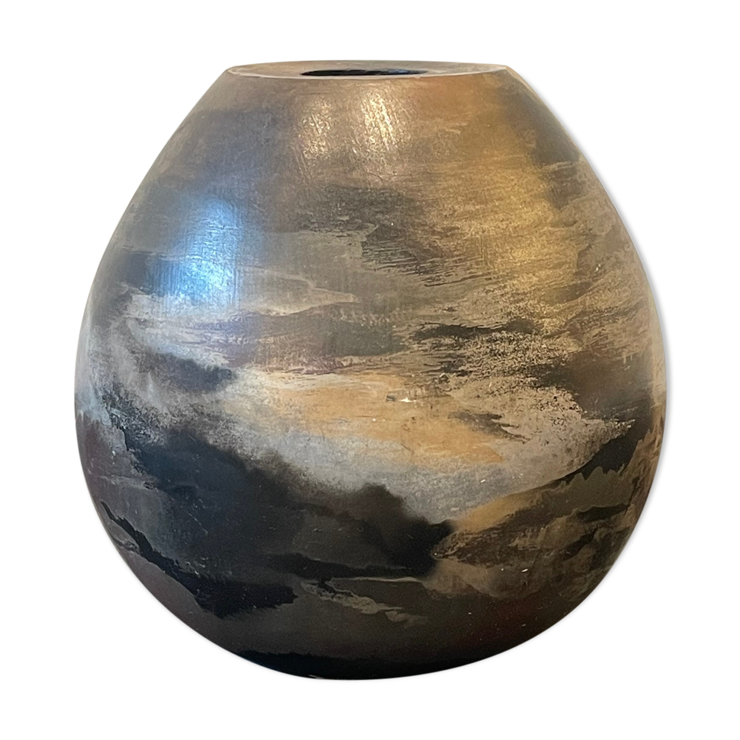 Ceramic ball vase