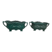 Paire de jardinières art nouveau en fonte années 1900