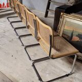 Set of 6 B32 chairs Marcel Breuer Italy design -1970s