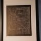 Tableau Vintage Art Optique - Victor Vasarely - Frame 50x40cm