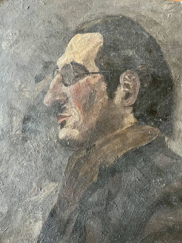 Portrait ancien d’homme – peinture sur panneau