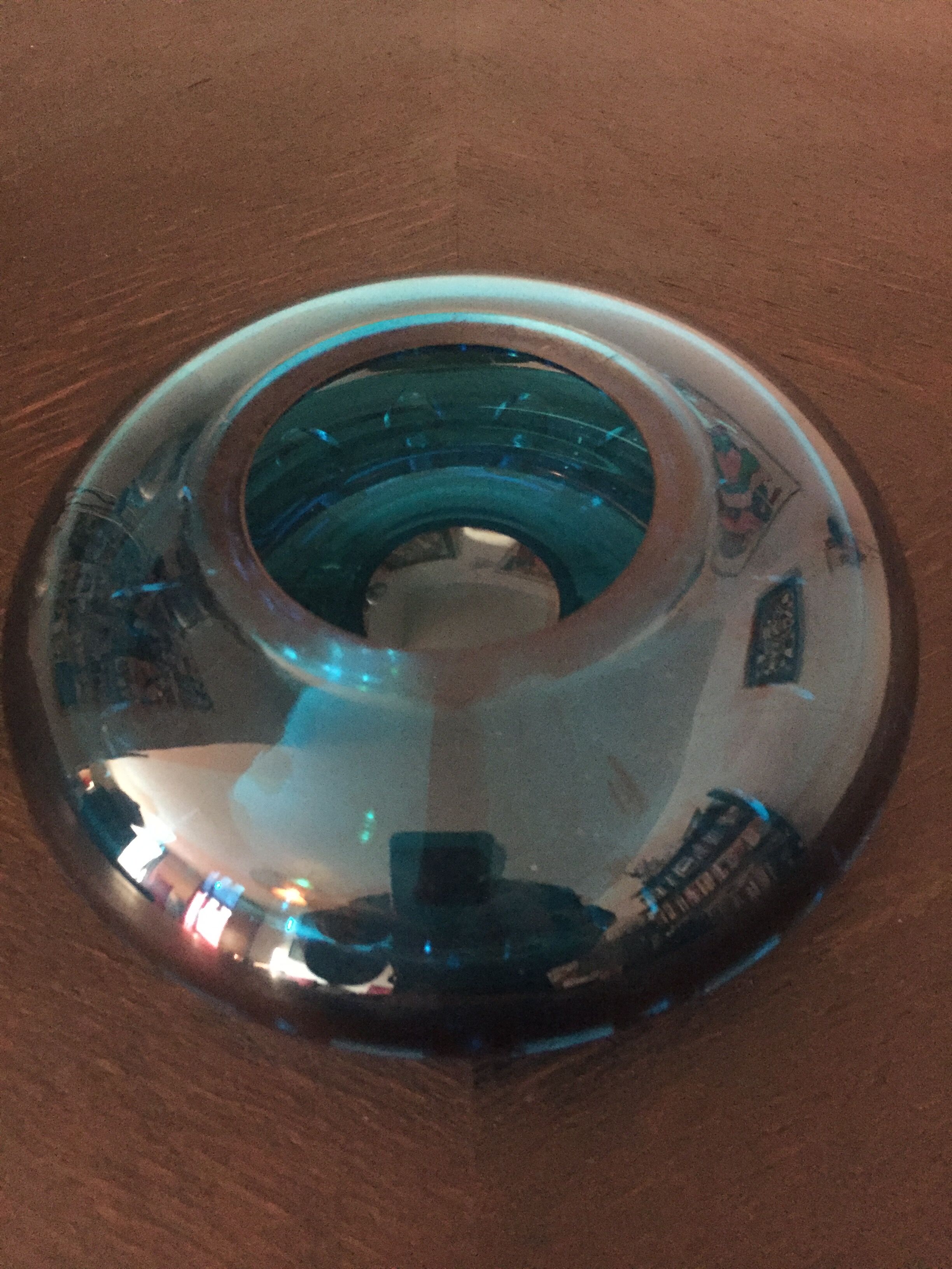 Cendrier en verre vintage Marc Newson