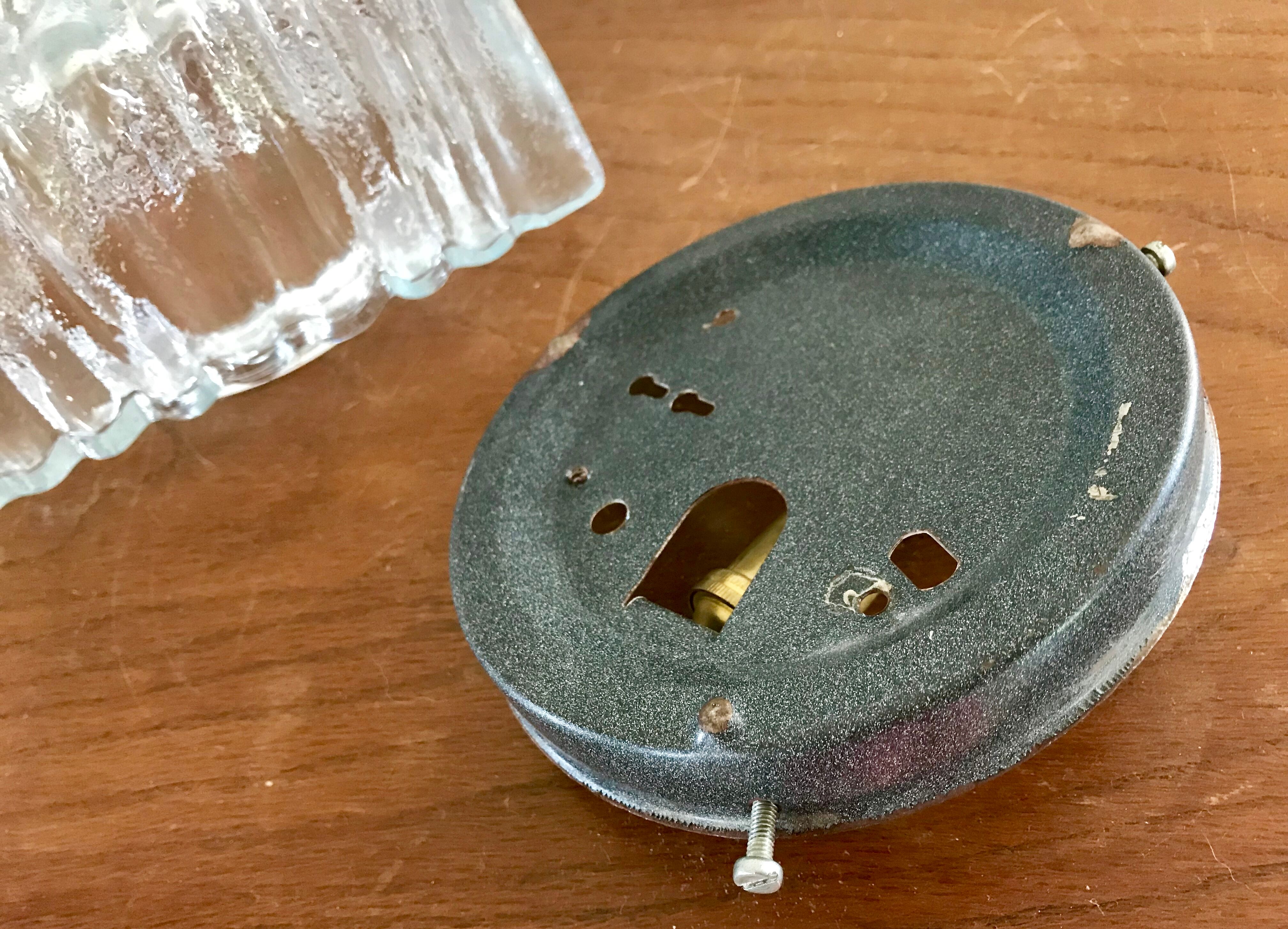 Vintage square glass ceiling