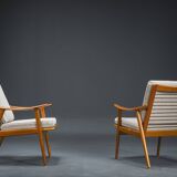Model 563 Chairs by Fredrik Kayser for Vatne Lenestolfabrikk, Norway, 1960s, Set of 2