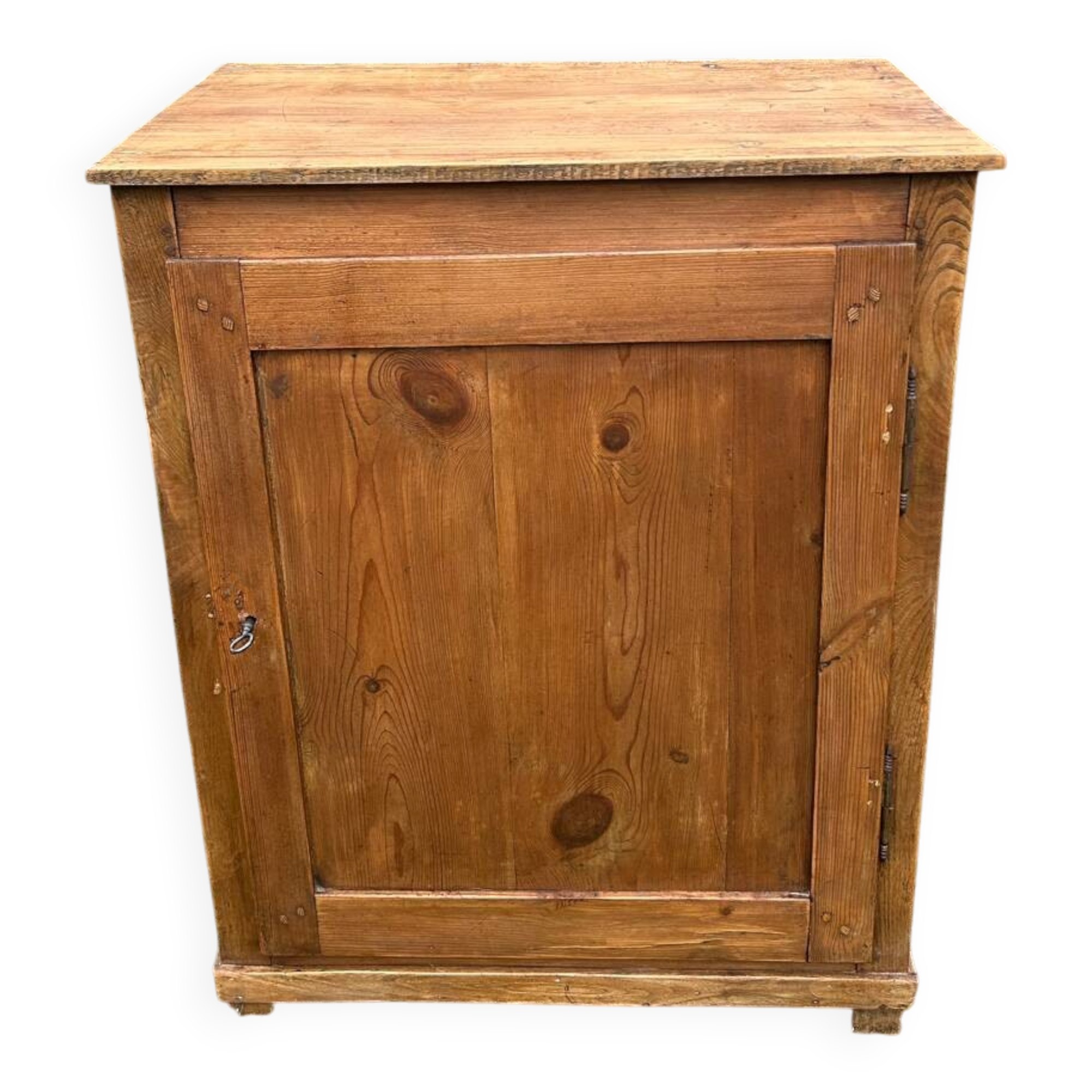 Antique 1-door sideboard in light wood