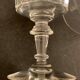 8 old blown glasses, with cut sides, Mirabeau model from Baccarat
