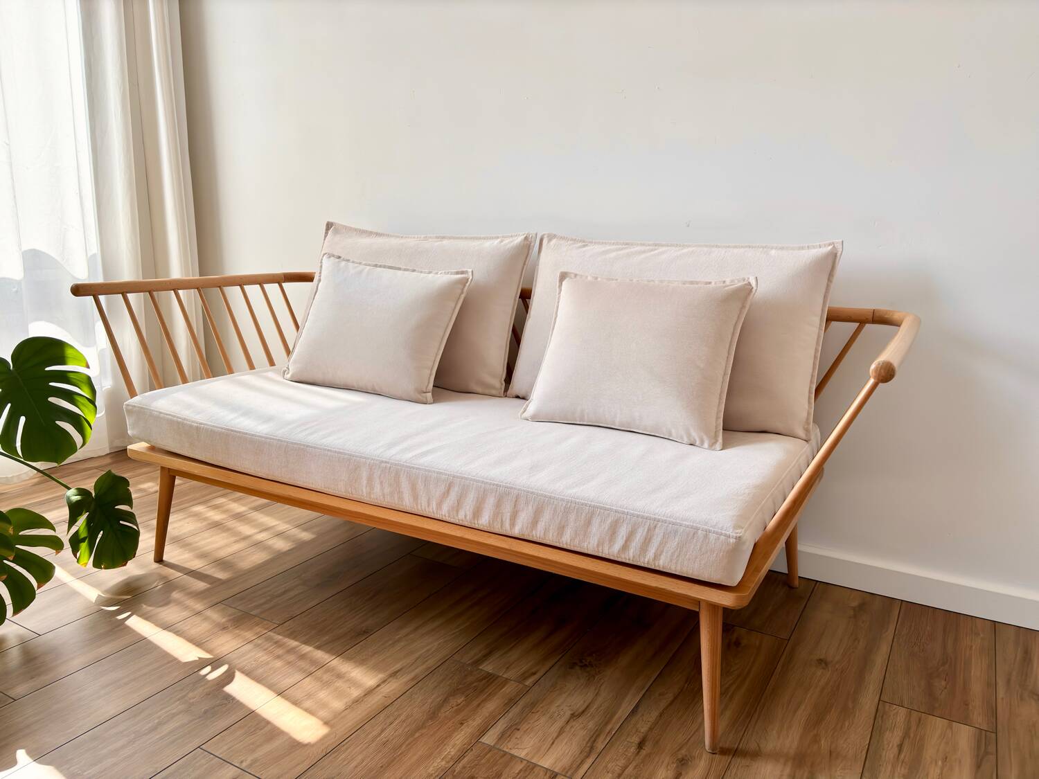 Garden furniture, vintage interior sofa bench