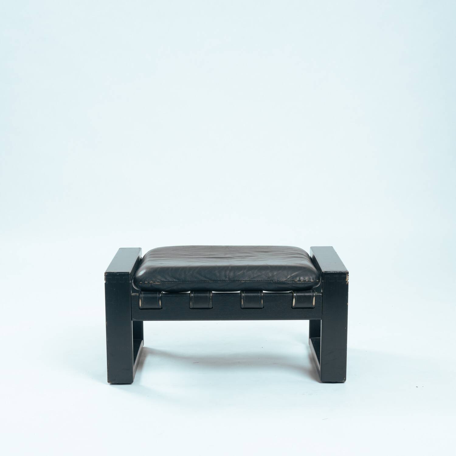 Chaises longues brutalistes avec repos-pieds de Sonja Wasseur, années 1970