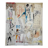 Jean Michel Basquiat (1960-1988), Leonardo da Vinci’s Greates Hits, 1982, Copyright Estate of Jean Michel Basquiat, Licensed by Artestar New York, Printed in UK