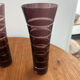 6 wheel-cut glasses 1970