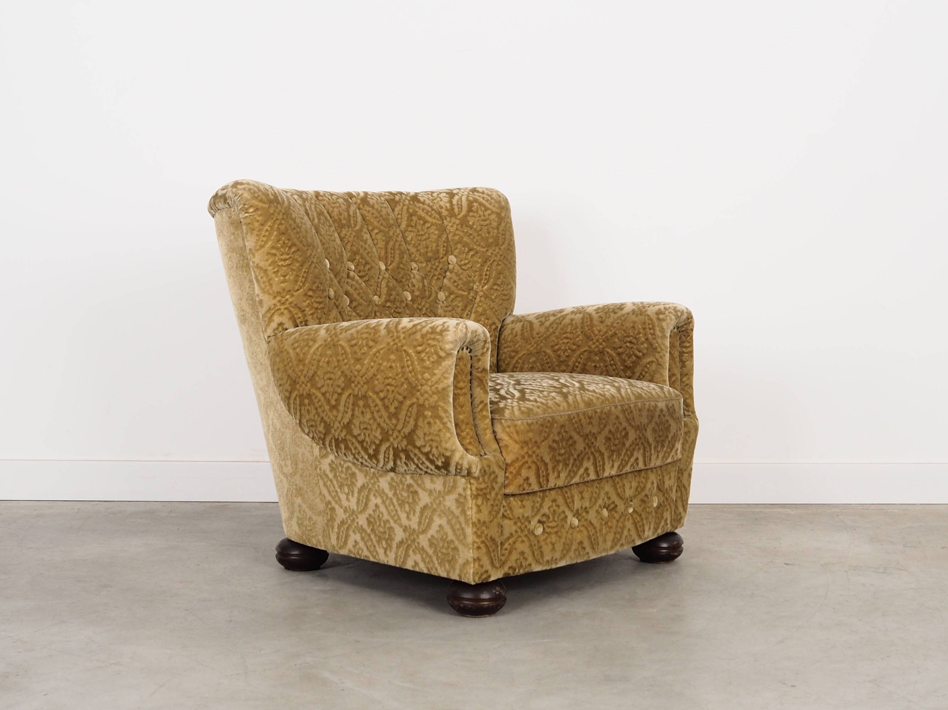 Fauteuil lounge, design danois, années 1960, production : Danemark