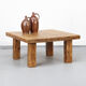 Vintage Rustic Brutalist Coffee Table