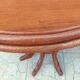 Brutalist table in solid oak
