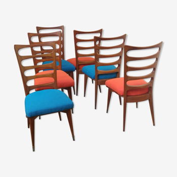 Ensemble chaises Gaston Poisson