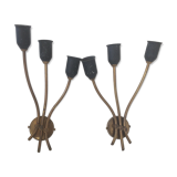 Pair of wall light art deco