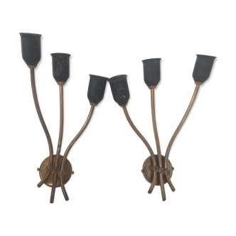 Pair of wall light art deco