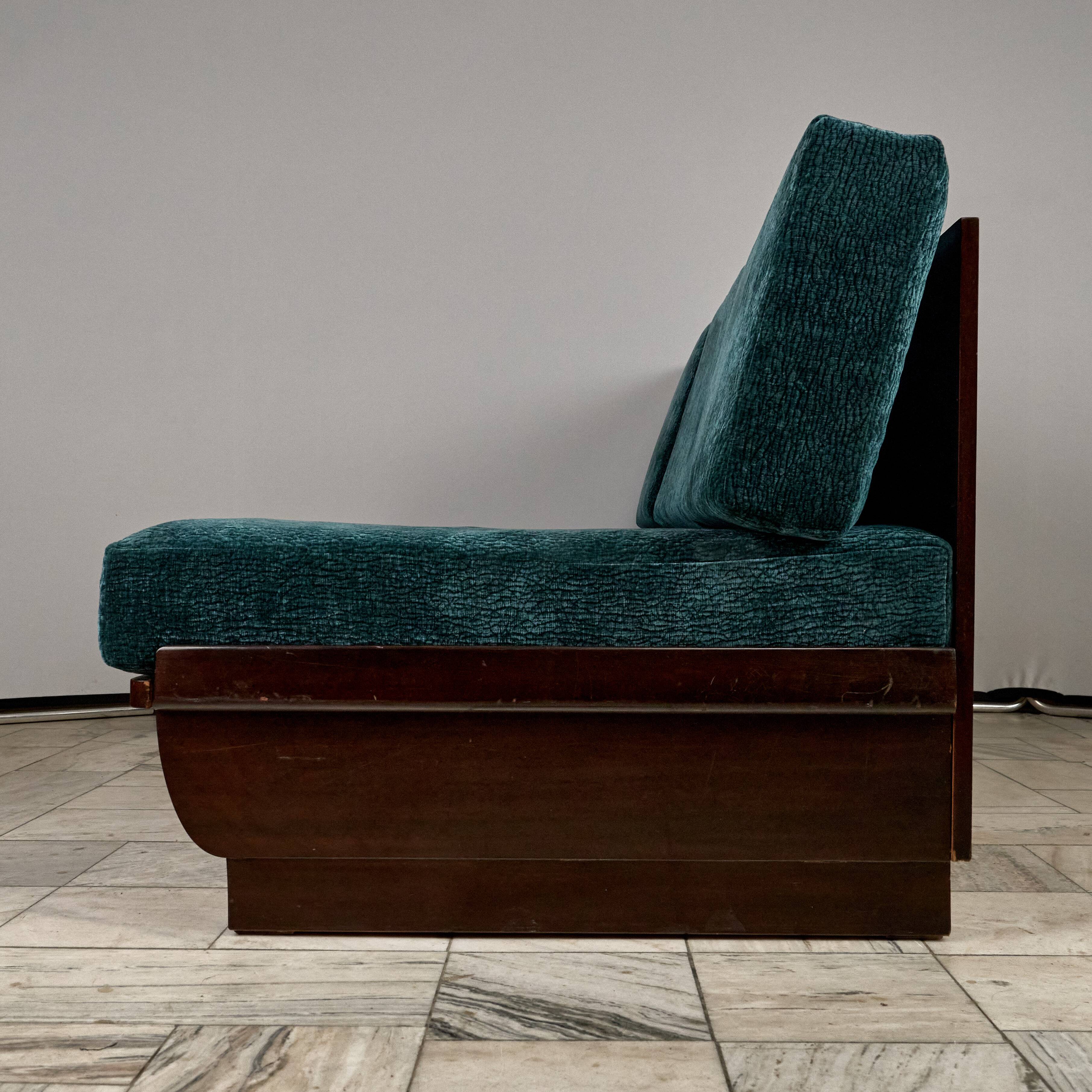 Art Déco sofabed by Jindřich Halabala for UP Závody, 1950s, Czechoslovakia