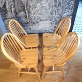 Lot of 4 Scandinavian Windsor chairs
