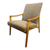 Fauteuil du milieu du siècle entièrement restauré par Jiri Jiroutek de Tchécoslovaquie