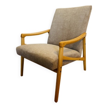 Fauteuil du milieu du siècle entièrement restauré par Jiri Jiroutek de Tchécoslovaquie