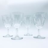 Set of 4 glasses of wine Baccarat model Cassino