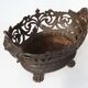 Cast Iron planter decorated with masks and lion paws, France 1850s